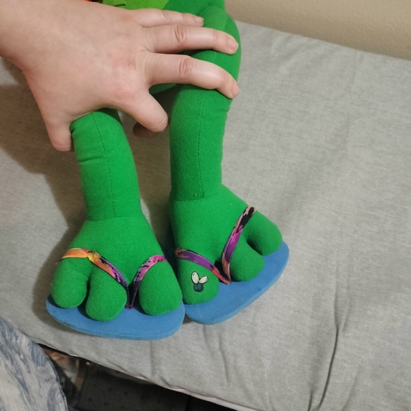 Vintage 1998 BULL FROGG Frog Interactive Talking Plush Large Toy by Ohio Art - Picture 6 of 8